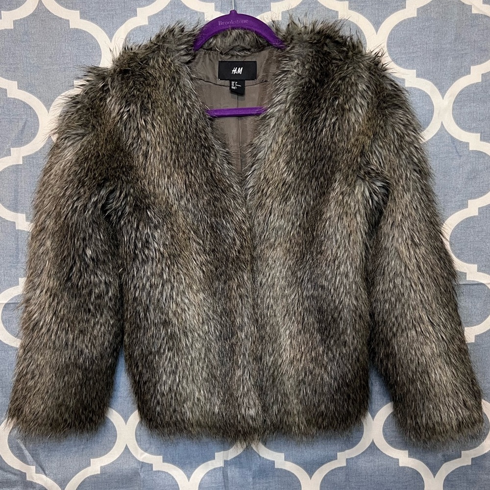 H&M Faux Fur Jacket